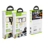 HOCO Z31 Universe ΦΟΡΤΙΣΤΗΣ ΑΥΤΟΚΙΝΗΤΟΥ QC3.0 ΜΕ 2ΘΥΡΕΣ, ΚΑΛΩΔΙΟ Micro ΛΕΥΚΟ - Image 2