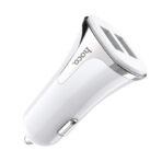 HOCO Z31 Universe ΦΟΡΤΙΣΤΗΣ ΑΥΤΟΚΙΝΗΤΟΥ QC3.0 ΜΕ 2ΘΥΡΕΣ, ΚΑΛΩΔΙΟ Micro ΛΕΥΚΟ - Image 3