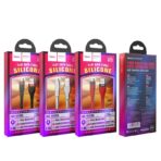 HOCO U72 FOREST SILICONE ΚΑΛΩΔΙΟ ΦΟΡΤΙΣΗΣ MICRO, ΜΑΥΡΟ - Image 2