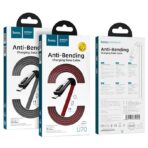 HOCO U70 SPLENDOR CHARGING DATA CABLE FOR MICRO, ΓΚΡΙ - Image 2