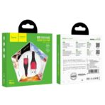 HOCO U80 COOL SILICONE CHARGING CABLE FOR MICRO, ΚΟΚΚΙΝΟ - Image 4