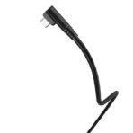 HOCO U83 PUISSANT SILICONE CHARGING CABLE FOR MICRO, ΜΑΥΡΟ - Image 2
