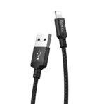 HOCO X14 TIMES SPEED LIGHTNING CHARGING CABLE(L=2M), ΜΑΥΡΟ