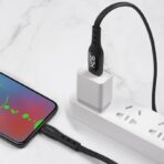 HOCO S6 SENTINEL ΚΑΛΩΔΙΟ ΦΟΡΤΙΣΗΣ ΜΕ ΟΘΟΝΗ MICRO USB - Image 3