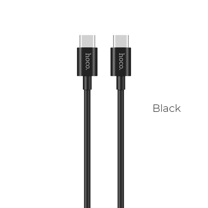 15643 HOCO X23 SKILLED ΚΑΛΩΔΙΟ ΦΟΡΤΙΣΗΣ TYPE-C ΣΕ TYPE-C, ΜΑΥΡΟ - Image 1