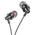 HOCO M90 ΑΚΟΥΣΤΙΚΑ DELIGHT WIRE-CONTROLLED, BLACK SHADOW, 3.5MM