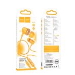 HOCO M107 DISCOVERER ΑΚΟΥΣΤΙΚΑ HANDSFREE, ΚΙΤΡΙΝΟ - Image 2