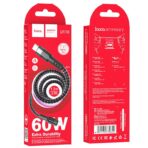 HOCO U110 ΚΑΛΩΔΙΟ ΦΟΡΤΙΣΗΣ TYPE-C TO TYPE-C, 60W - Image 2