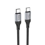 HOCO X102 ΚΑΛΩΔΙΟ ΦΟΡΤΙΣΗΣ TYPE-C ΣΕ TYPE-C, 60W, ΜΑΥΡΟ