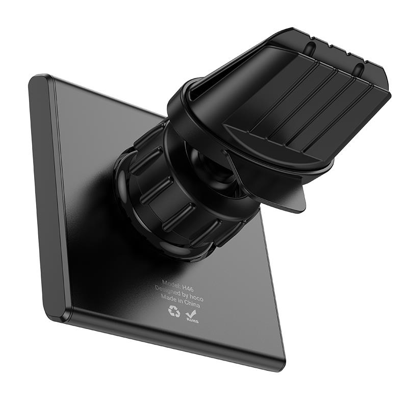 26083 HOCO H46 ΒΑΣΗ ΣΤΗΡΙΞΗΣ ΑΕΡΑΓΩΓΟΥ PRECIOUS RING-TYPE , ΜΑΥΡΗ - Image 1