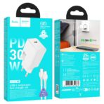 HOCO N70 NUEVO ΦΟΡΤΙΣΤΗΣ PD30W, 1 ΘΥΡΑ, TYPE-C, ΛΕΥΚΟ - Image 3