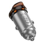 HOCO NZ16 ΦΟΡΤΙΣΤΗΣ ΑΥΤΟΚΙΝΗΤΟΥ, RIGOROUS PD30W, 1 ΘΥΡΑ , ΓΚΡΙ - Image 2