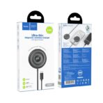 HOCO CW61 PHANTOM ΜΑΓΝΗΤΙΚΟΣ ΑΣΥΡΜΑΤΟΣ ΦΟΡΤΙΣΤΗΣ, ΨΗΦΙΑΚΗ ΟΘΟΝΗ, ΜΑΥΡΟ - Image 3