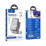 HOCO Q36A 20W POWER BANK, ΜΑΓΝΗΤΙΚΟ, HOLDER, 10.000MAH, ΓΚΡΙ - Image 3