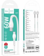 HOCO X37 ΚΑΛΩΔΙΟ ΦΟΡΤΙΣΗΣ COOL POWER PD ΣΕ TYPE-C, 60W, ΛΕΥΚΟ - Image 2