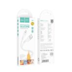 HOCO X97 CRYSTAL COLOR SILICONE CHARGING ΚΑΛΩΔΙΟ ΦΟΡΤΙΣΗΣ LIGHTNING, ΛΕΥΚΟ - Image 2