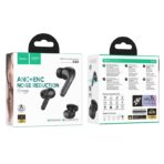 HOCO EQ5 ENERGY TRUE WIRELESS ANC+ENC HEADSET, ΜΑΥΡΟ - Image 4