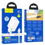 HOCO N21 PRO TOURER PD30W (2A1C) ΦΟΡΤΙΣΤΗΣ, 3 ΘΥΡΕΣ, ΛΕΥΚΟ, ΚΑΛΩΔΙΟ TYPE-C ΣΕ LIGHTNING - Image 4