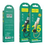 HOCO X35 PREMIUM ΚΑΛΩΔΙΟ ΜΕΤΑΦΟΡΑΣ ΔΕΔΟΜΕΝΩΝ , USB ΣΕ TYPE-C , ΜΑΥΡΟ - Image 2