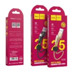 HOCO X35 PREMIUM ΚΑΛΩΔΙΟ ΜΕΤΑΦΟΡΑΣ ΔΕΔΟΜΕΝΩΝ iP , USB ΣΕ LIGHTNING , ΜΑΥΡΟ - Image 2