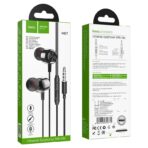 HOCO M87 STRING ΑΚΟΥΣΤΙΚΑ HANDSFREE, GLOOMY BLACK - Image 2