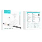 HOCO EW39 BRIGHT ΑΚΟΥΣΤΙΚΑ BLUETOOTH, ΛΕΥΚΟ, ENC - Image 2