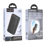 HOCO J122A RESPECT 22.5W + PD20W FULLY COMPATIBLE POWER BANK, 20.000mAh , ΜΑΥΡΟ - Image 2