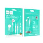 HOCO M123 ΑΚΟΥΣΤΙΚΑ 3.5MM JACK GLORY UNIVERSAL ΜΕ ΜΙΚΡΟΦΩΝΟ , ΛΕΥΚΑ - Image 2