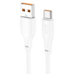 HOCO X93 ΚΑΛΩΔΙΟ ΦΟΡΤΙΣΗΣ ΚΑΙ ΔΕΔΟΜΕΝΩΝ HYPER, TYPE-C, 27W, 1m, ΛΕΥΚΟ