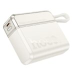 HOCO Q38 EXCELLENT POWERBANK, ΜΕ ΚΑΛΩΔΙΟ TYPE-C, 10.000MAH, ΛΕΥΚΟ