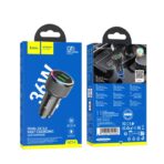 HOCO NZ14 ΦΟΡΤΙΣΤΗΣ ΑΥΤΟΚΙΝΗΤΟΥ, GUERRERO 36W , 2 ΘΥΡΕΣ , ΜΑΥΡΟΣ - Image 2