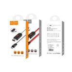 HOCO U29 ΚΑΛΩΔΙΟ ΜΕ ΟΘΟΝΗ MICRO USB ΦΟΡΤΙΣΗΣ & DATA 1.2m, WHITE - Image 4