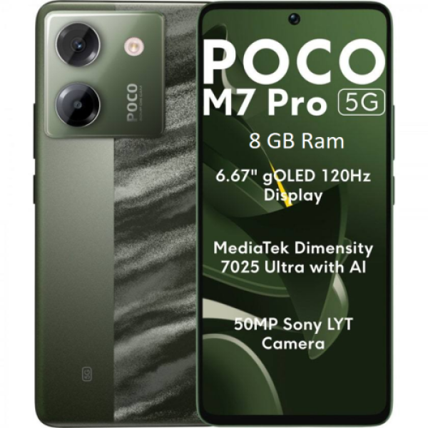 Xiaomi Poco M7 Pro 8GB Ram 256GB Green 5G Dual Sim
