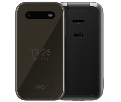 hmd-2660-2025-e1744131830782 HMD 2660 Flip Dual SIM Κινητό με Μεγάλα Κουμπιά Black- - Image 1