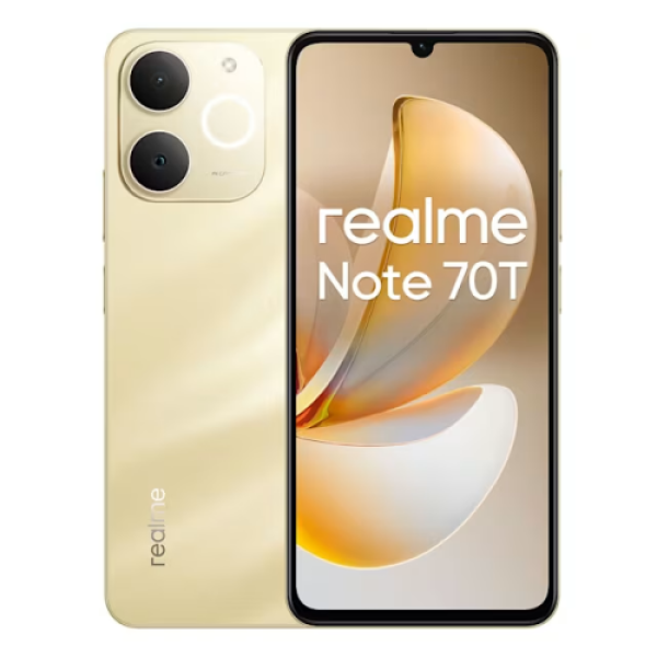 Realme Note 70T 4Gb Ram 128GB Dual Sim 4G Beach Gold (RMX5313)